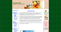 Desktop Screenshot of essentialoils.sg