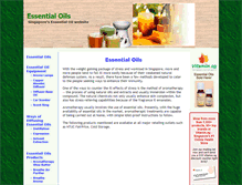 Tablet Screenshot of essentialoils.sg