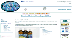 Desktop Screenshot of essentialoils.co.za